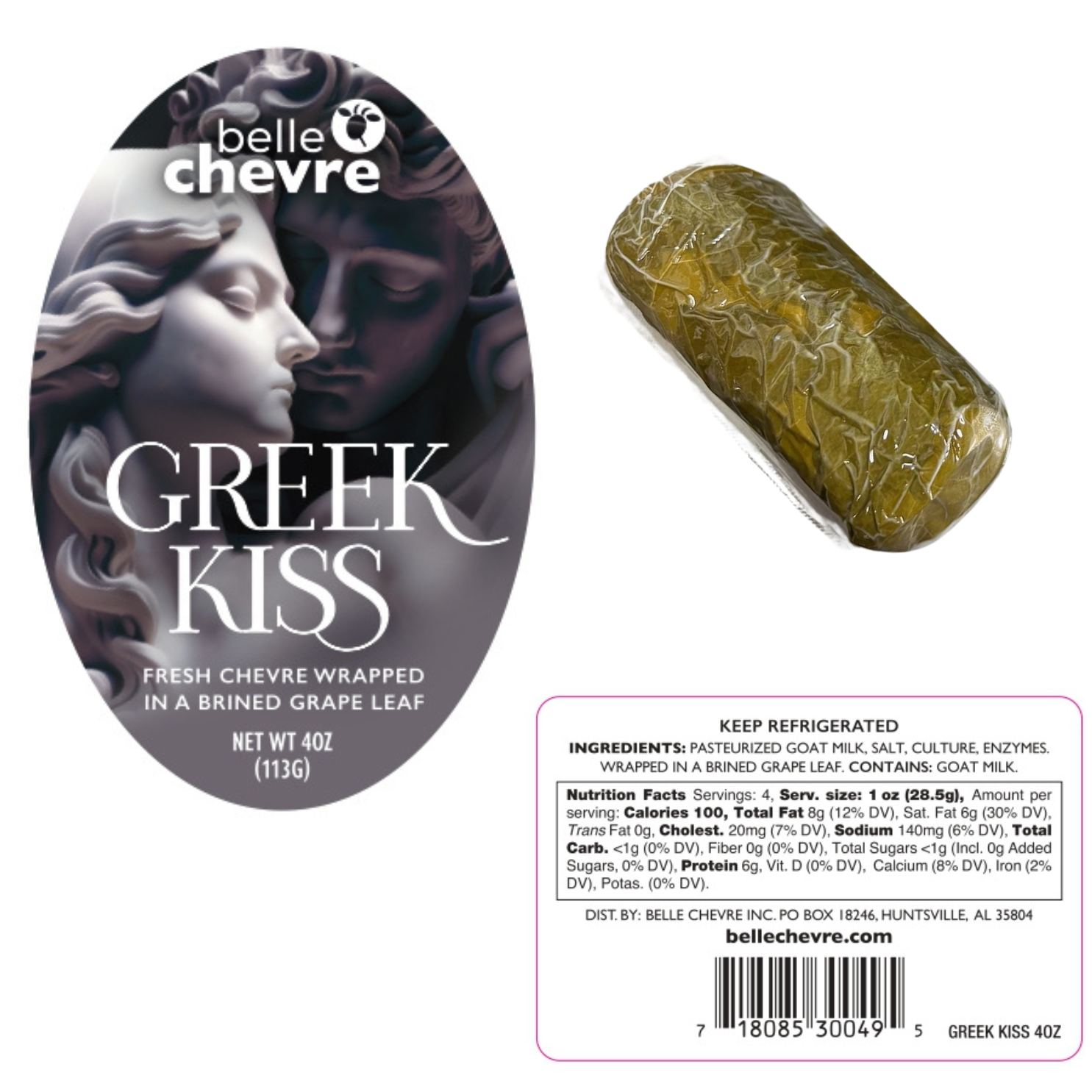 Belle Chevre Greek Kiss