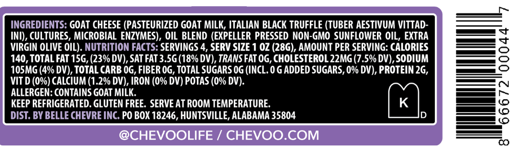 Chevoo Italian Black Truffle (Case of 6)